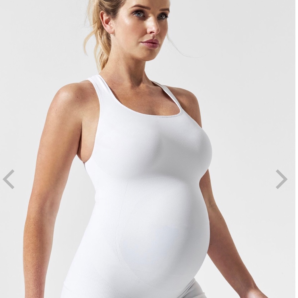 White Blanqui Maternity Support Tank